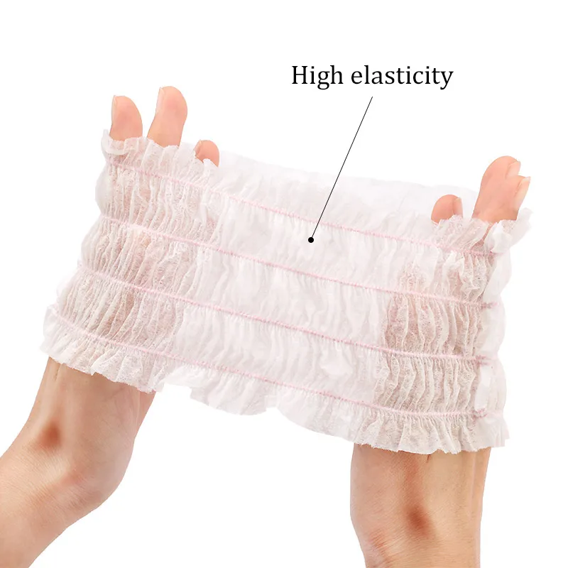 10/50/10pcs Disposable Headbands Elastic Non-woven Facial Hair Bands for Grafting Eyelashes SPA Hair Salon Bathroom Supplies