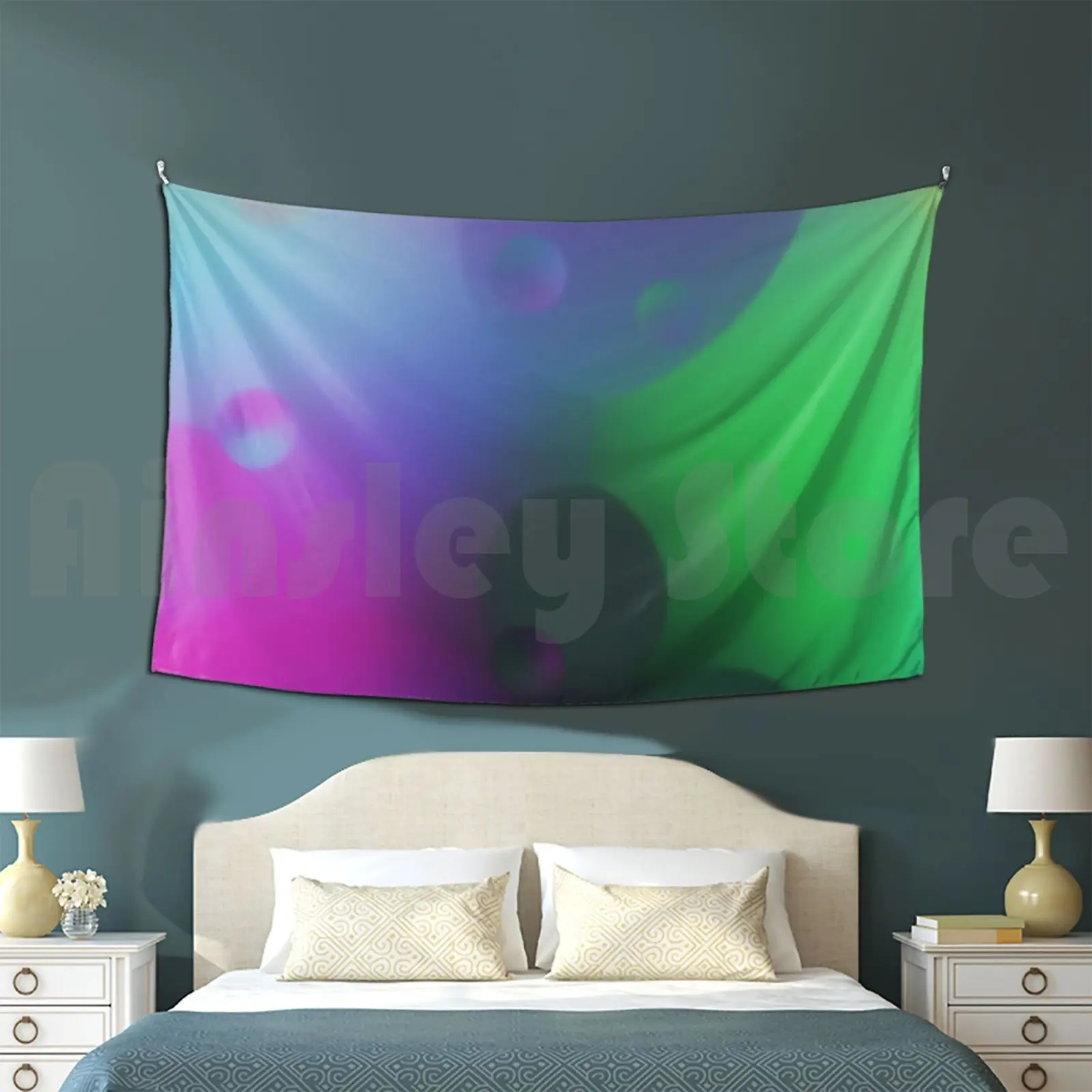 Misc Fantasy Color Drops C Tapestry Living Room Bedroom 2863 Oil Ink Cake Colour Colorful Imagination Dream