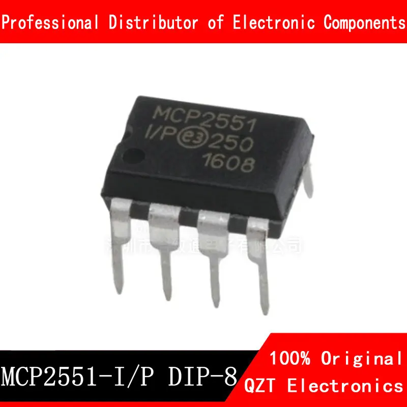 

10pcs/lot MCP2551-I/P MCP2551 2551-I/P DIP-8 new original In Stock