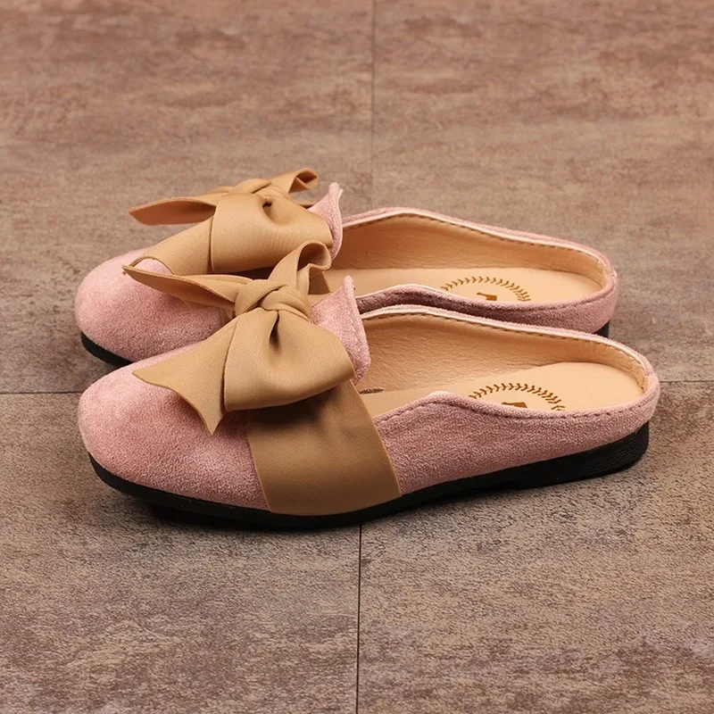 2023 estate sandali per bambini per ragazze adorabili scarpe basse Bowknot ragazze Slip on bambini diapositive scarpe per bambini pantofola