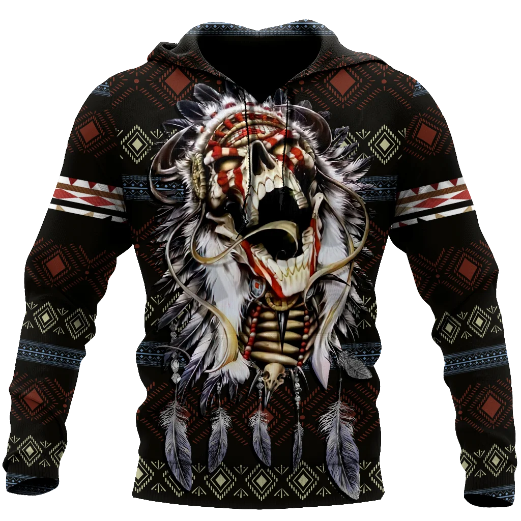 

PLstar Cosmos 3Dprinted Newest Native Skull Art Harajuku Streetwear Pullover Unique Unisex Funny Hoodies/Sweatshirt/Zip Style-1