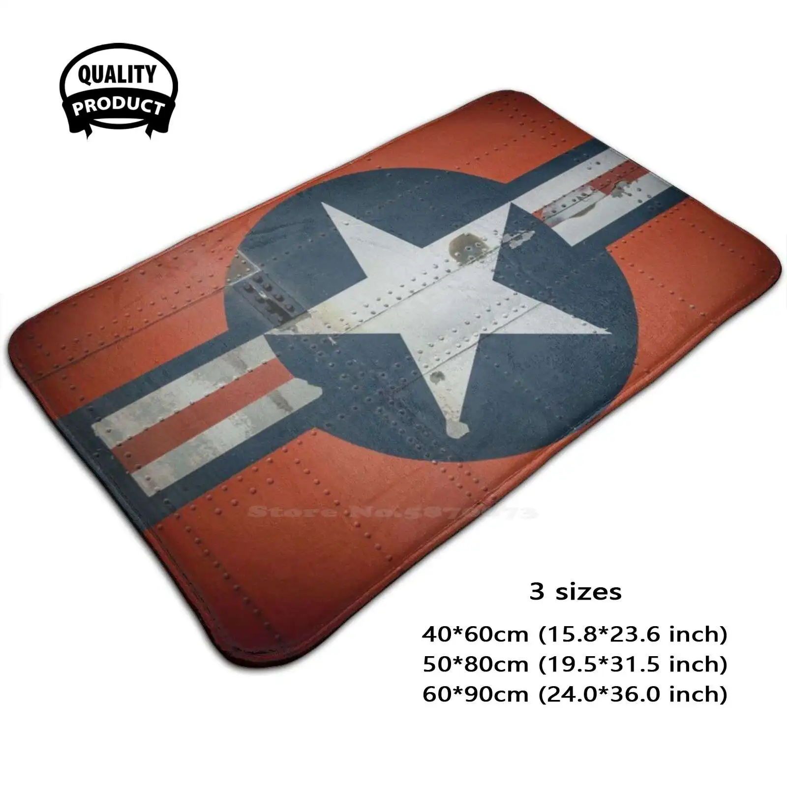 Aircraft Soft Cushion Home Carpet Door Mat Car Rug Usaf United States Air Force Army Aircraft Insignia Navy Marine Corps Coast