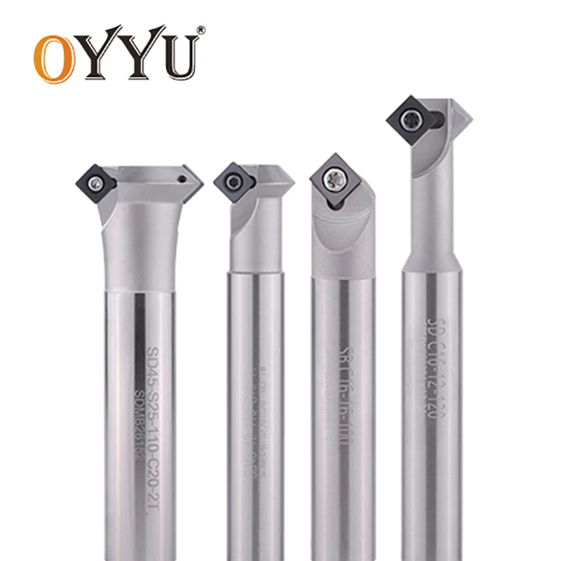 

OYYU 45 Degree SD Chamfering Milling Cutter Indexable Internal and External Lathe Mill CNC Carbide Insert SPMW SDMB Chamfer Tool