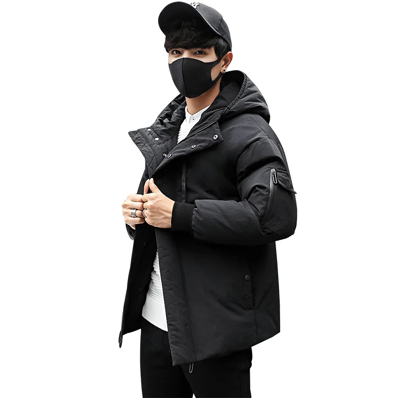 

2019 Winter New Style Men's down Jacket Short Korean-style Warm down Coat Men'S Wear Jacket