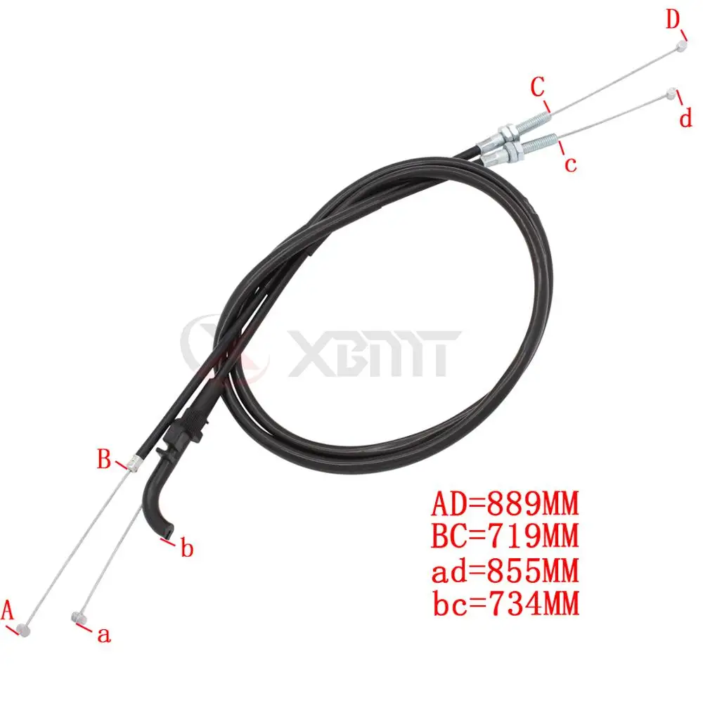 Motorcycle Clutch/Speedometer Throttle Cable For Kawasaki Ninja 250 250R EX250 2008 2009 2010 2011 2012 2013 2014 2015 2016 2017