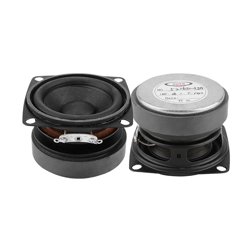 AIYIMA 2 Stuks 53mm Audio Draagbare Luidsprekers Full Range 4 Ohm 15 W Luidspreker DIY Geluid Mini Speaker voor Home Theater