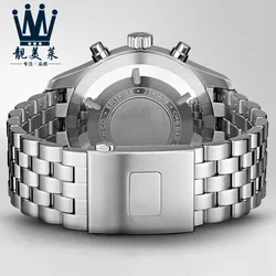 頑丈なステンレス鋼の時計ストラップ,316l,iwcパイロットマーク17 18 iw377717 iw3777179 iw377710,金属製の時計バンド20 21mm