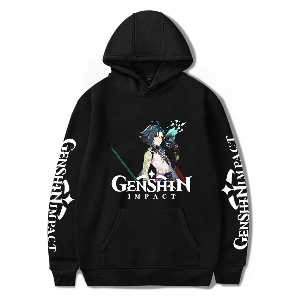 

Genshin Impact Print boy/girls anime Hoodies Sweatshirts Men/Womens streetwea hoodie Unisex Autumn/winter Tracksuit clothes tops