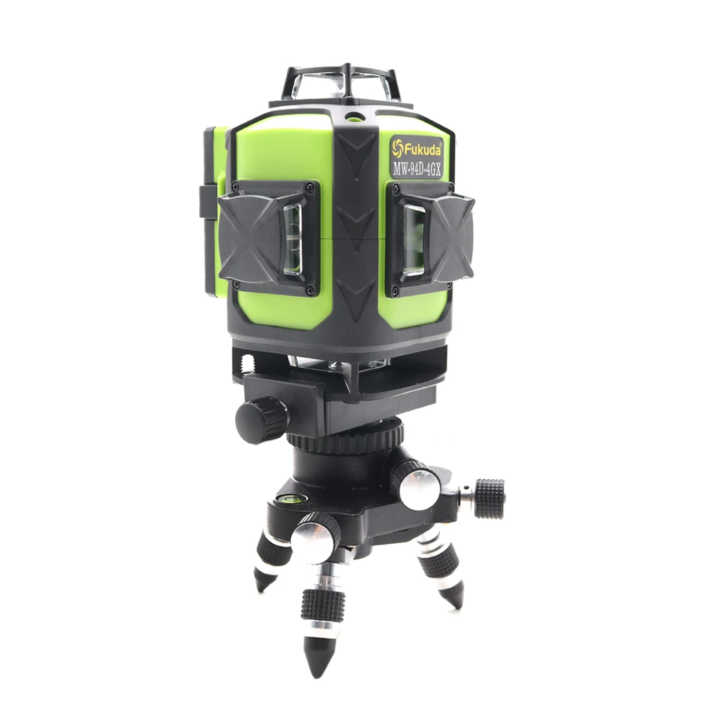 Fukuda 4D laser level 16 lines 515NM Green laser level Automatic Leveling 360 Vertical&Horizontal Tilt & Outdoor