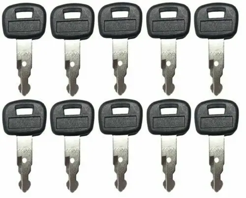 

(10) Key For Kubota Mini Excavator, Backhoe Skid Steer Track Loader 459A Free Shipping