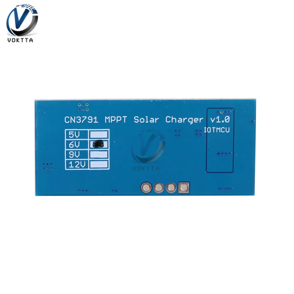 CN3791 MPPT Solar Panel Charge Controller Board 3.7V 4.2V 2A 1 Cell Lithium Battery Charge Module 6V 9V 12V 2-Pin JST Connector