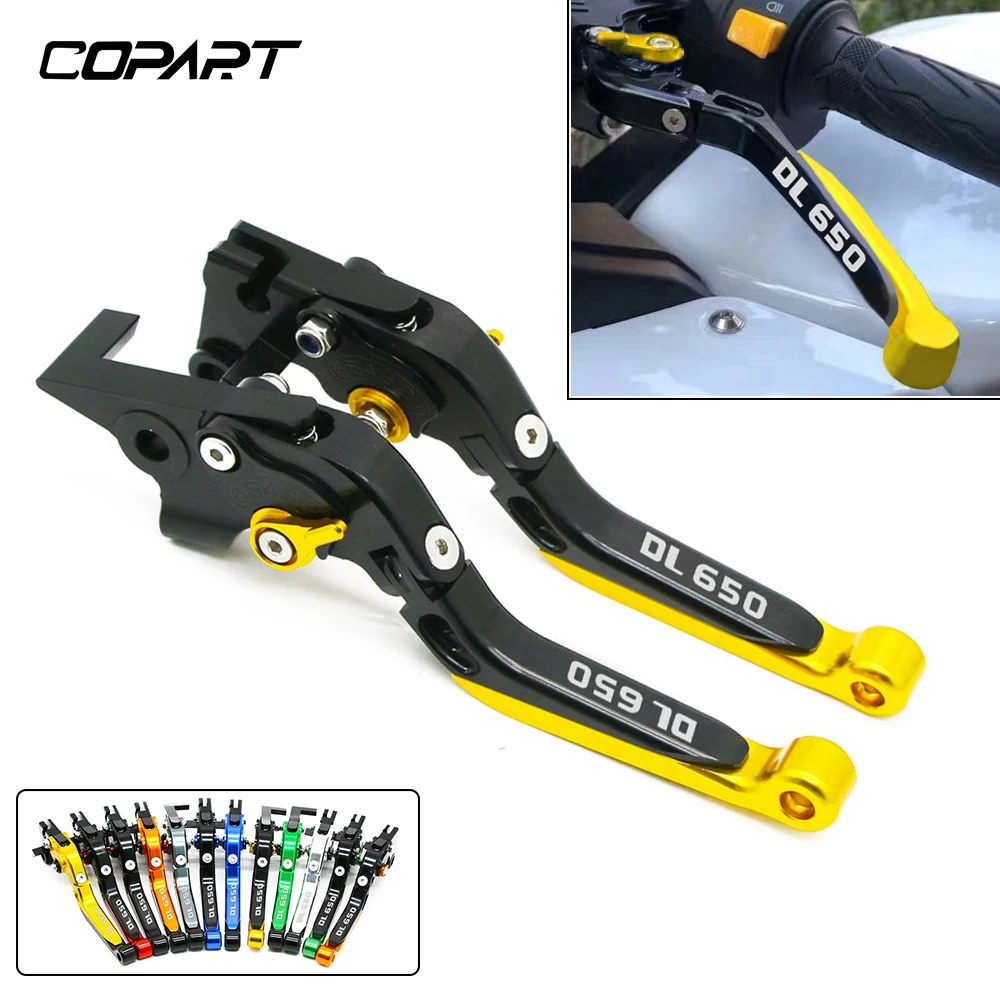 For Suzuki DL650 V-Strom XT 250 Vstrom 650 2011-2022 Motorcycle Adjustable Extendable Folding Brake Clutch Levers Handle Grip