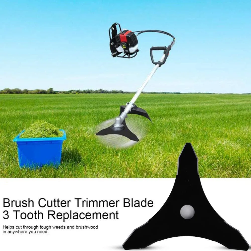 

3 Teeth Brush Cutter Trimmer Blade for Lawn Mower Grass Trimmer Blade Universal Strimmer Accessories Brushcutter Garden Tools