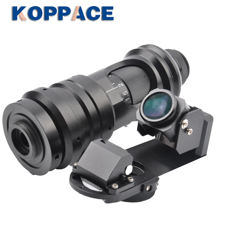 KOPPACE 7X-150X 3D Industrial Microscope Lens 2D/3D Freely Switch Continuous Zoom Lens C-Mount Electron Microscope Lens