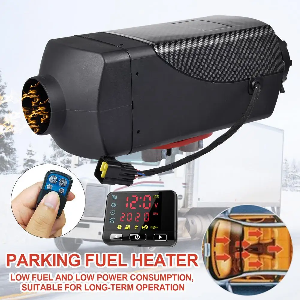 2KW 12V/24V Car Air Fuel Heater Compact Low Noise For Truck Boat Van RV- To Replace Eberspacher D4,Heater