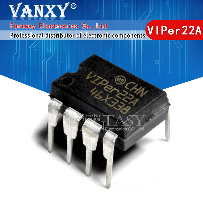 5PCS VIPer22A DIP8 VIPer22 DIP 22A DIP-8 new and original IC