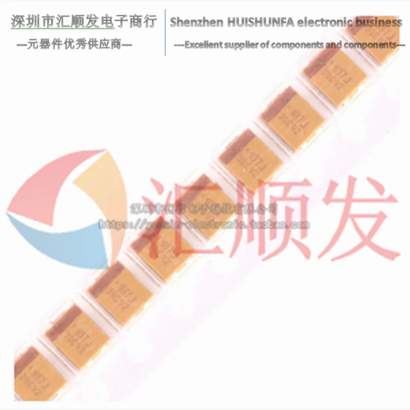 10 Chiếc!!!!!!!!! Ban Đầu Xác Thực SMD Tụ Tantalum 3528B 6.3V 100UF 10% TAJB107K006RNJ 1210
