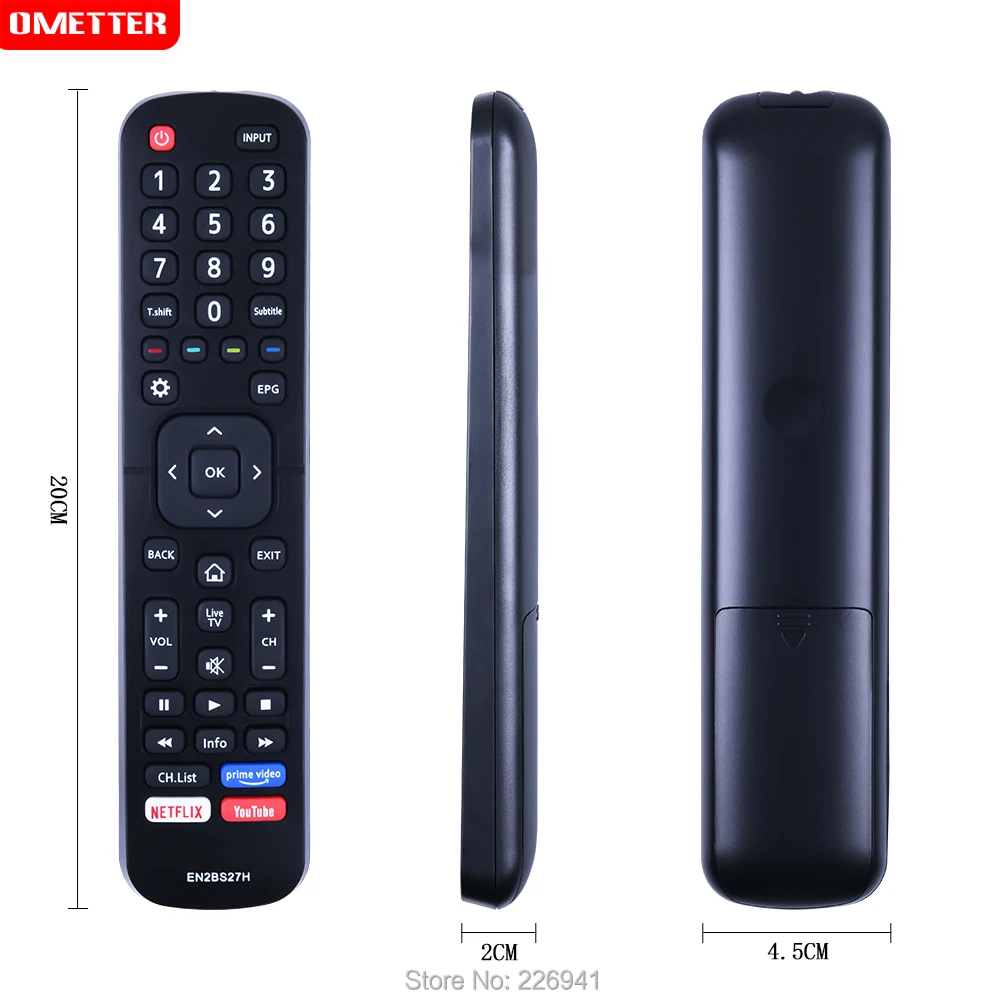 スマートhisense社のテレビのための適切なワイヤレスリモコンEN2BS27H 50R5 55R5 65R5 led