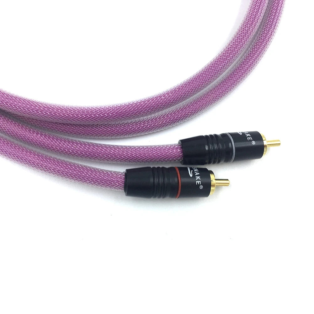 HiFi RCA Interconnect Audio Cable DVD Amplifier Interconnect 2RCA to 2RCA Male Audio Cable