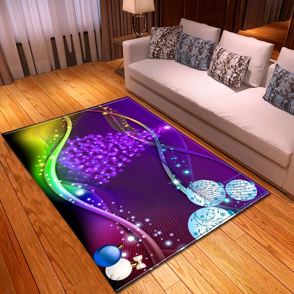 Colour 3D Printed Christmas Big Carpet Child play Mat Kids Room Large Carpets for Living Room Bedroom Area Rugs Home Hallway Mat