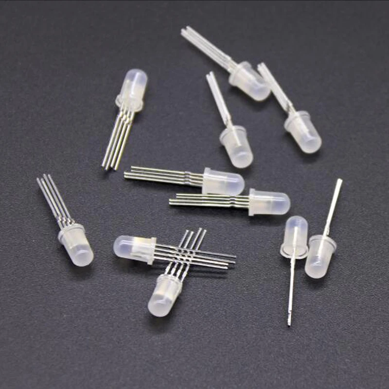 DC5V 5Mm 8Mm Ronde Rgb Full Kleur Neon Pixel Ic F5 F8 Rgb Led Kralen Arduino Frosted Led chips Zoals WS2811 WS2812 WS2812B