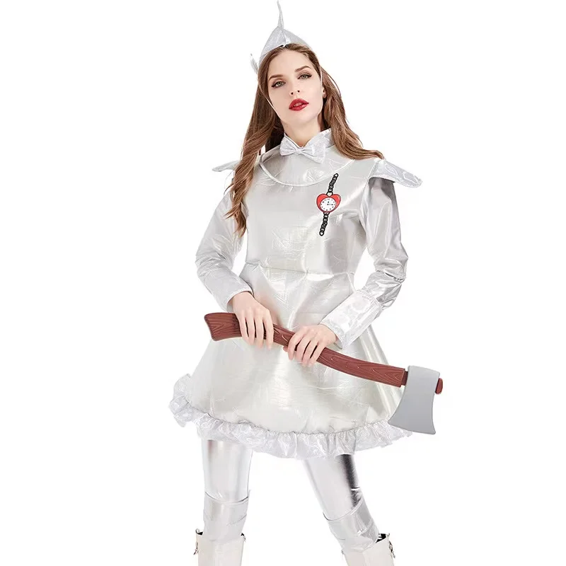 

Anime Woman The Tin Man Cosplay Female Halloween Hickory Costumes Carnival Purim Parade Christmas Role Play Showing Party Dress