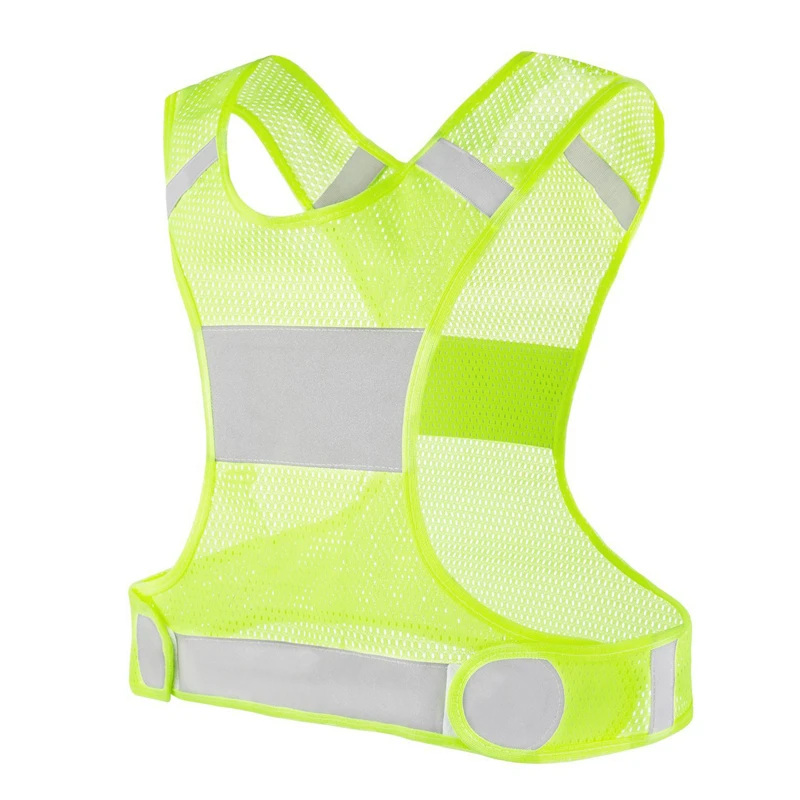 Outdoor Corsa E Jogging Giubbotto Riflettente Gilet Da Ciclista Ciclismo Di Sicurezza Leggero di Pesca Della Maglia di Sport Per Le donne Degli