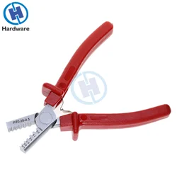 Mini alicate crimper para cabo de crimpagem, pequena ferramenta de ferrulas, mangas de 0, 25-2, 5 mm2