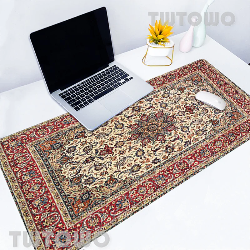 

Persian Carpet Mouse Mat Mousepad Desktop Mouse Pad Keyboard Pad MousePad Soft Natural Rubber Custom Computer Mice Pad Carpet