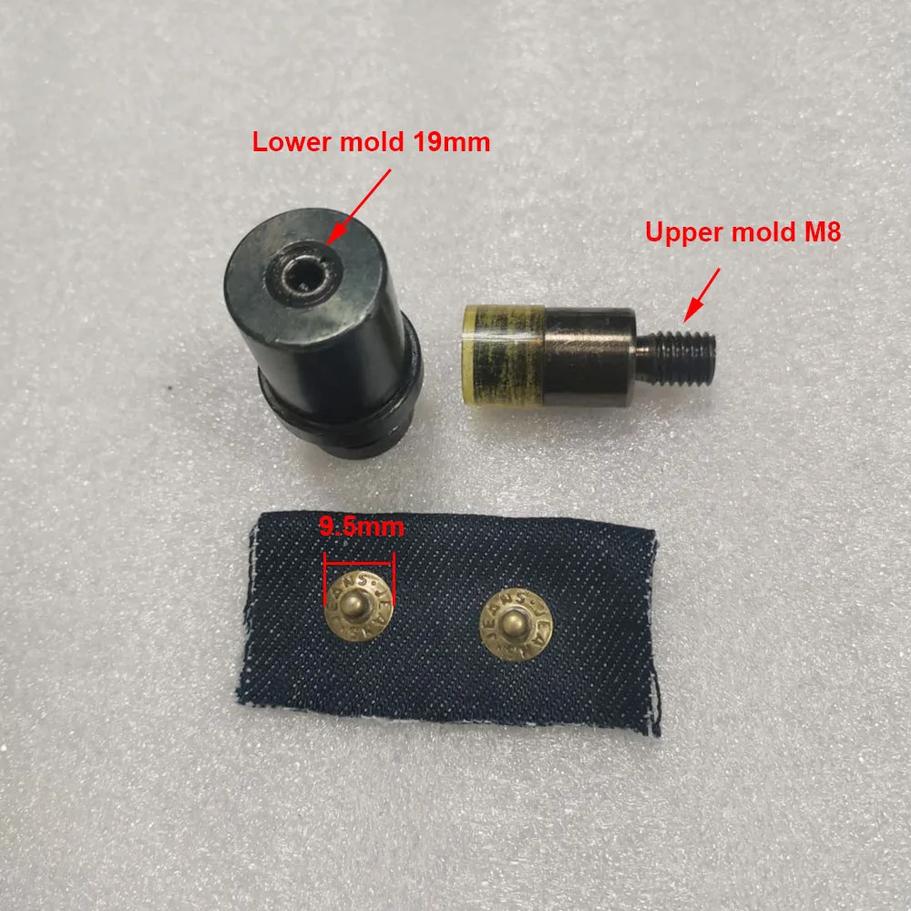500 set/pacco 9.5mm indumento in ottone jeans bottoni rivetti rivetti allume chiodo nichel/nero/bronzo/oro per tasca jeans e strumenti