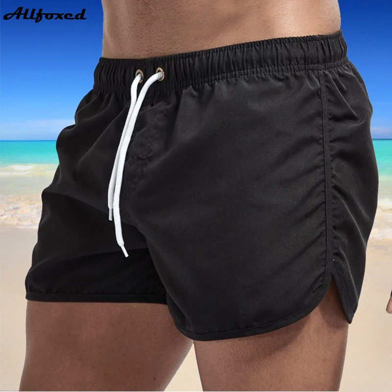 Shorts For Men 2022 Summer Men\'s Swimwear Shorts Brand Beachwear Sexy Swim Trunks Men Swimsuit Low Waist Breathable Beach Wear