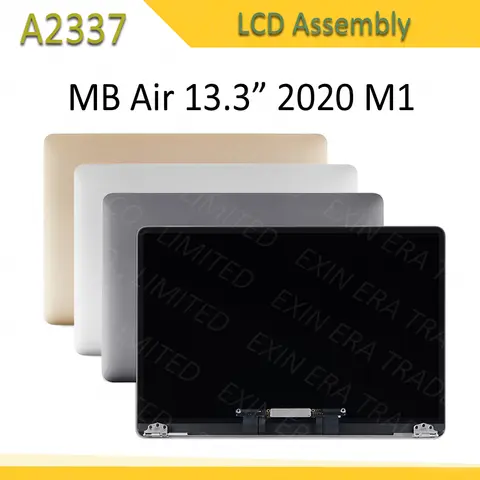 Late 2020 New A2337 LCD Display Assembly for Macbook Air Retina 13.3" M1 A2337 Full Complete Screen EMC 3598 MGN63 MGN73