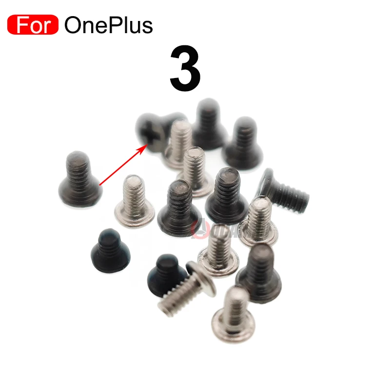 10Pcs Screws For OnePlus 3 Inside Motherboard Phillips Screw 1.4mm*2.3mm 1.2mm*2.3mm 1.2mm*1.5mm Replacement Parts