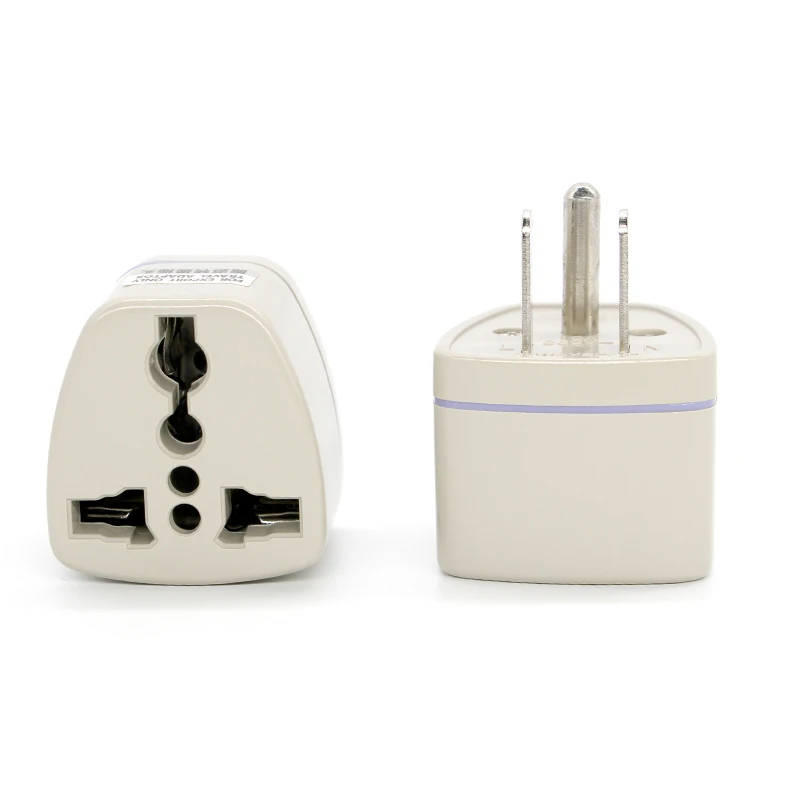 New Universal Power Adapter Travel Adaptor 3 pin US Converter AU UK EU to US USA Conversion Plug Charger For United States