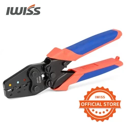 IWISS ICP-125 mini crimping plier Handy Ratchet Wire Crimper Tool for 0.5-6mm²（AWG22-10） Heat Shrink Connectors