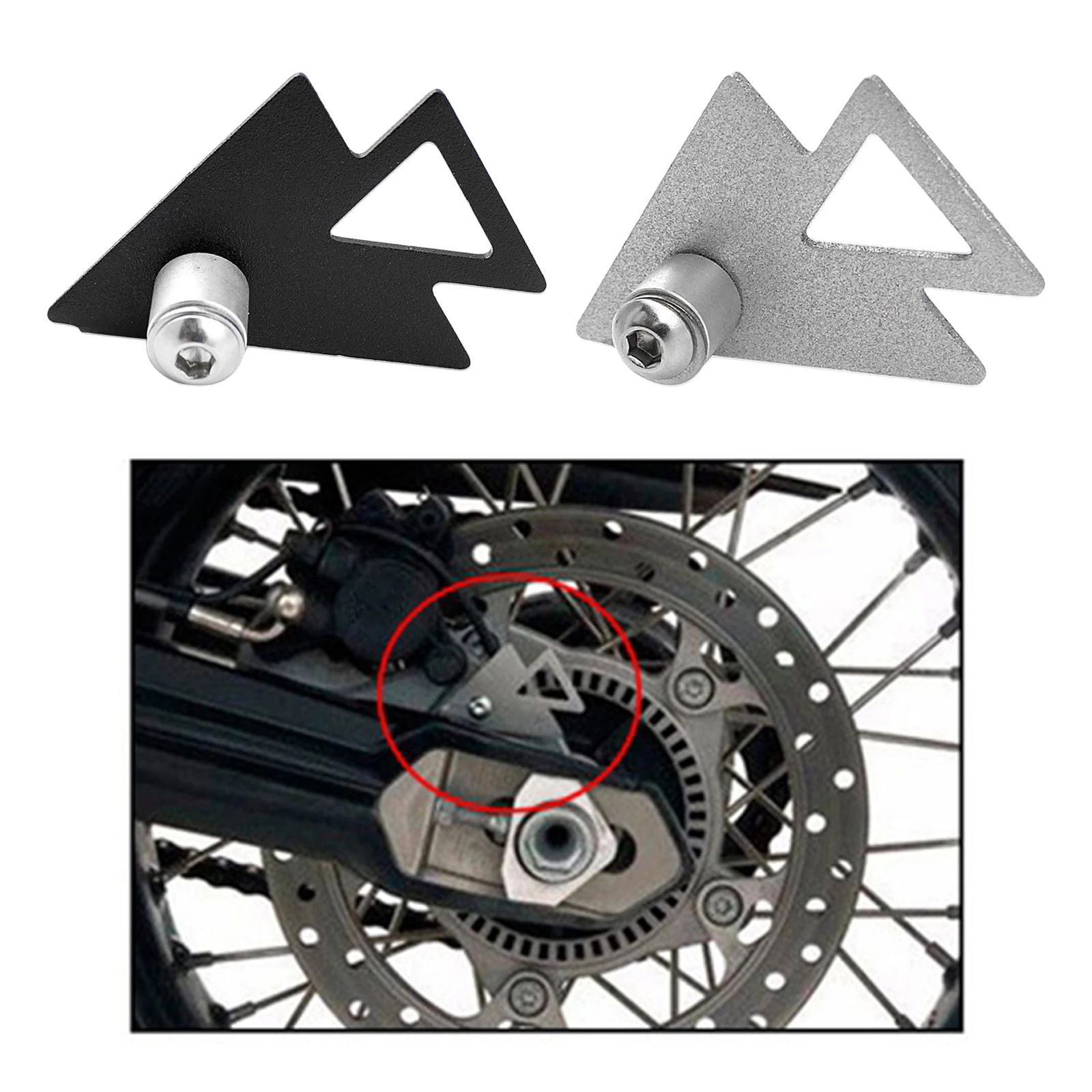 Motorcycle Rear Brake ABS Sensor Protective Cover Guard Kit For  F650GS TWIN Double-Cylinder F700GS F800GS F800GS ADV Alloy