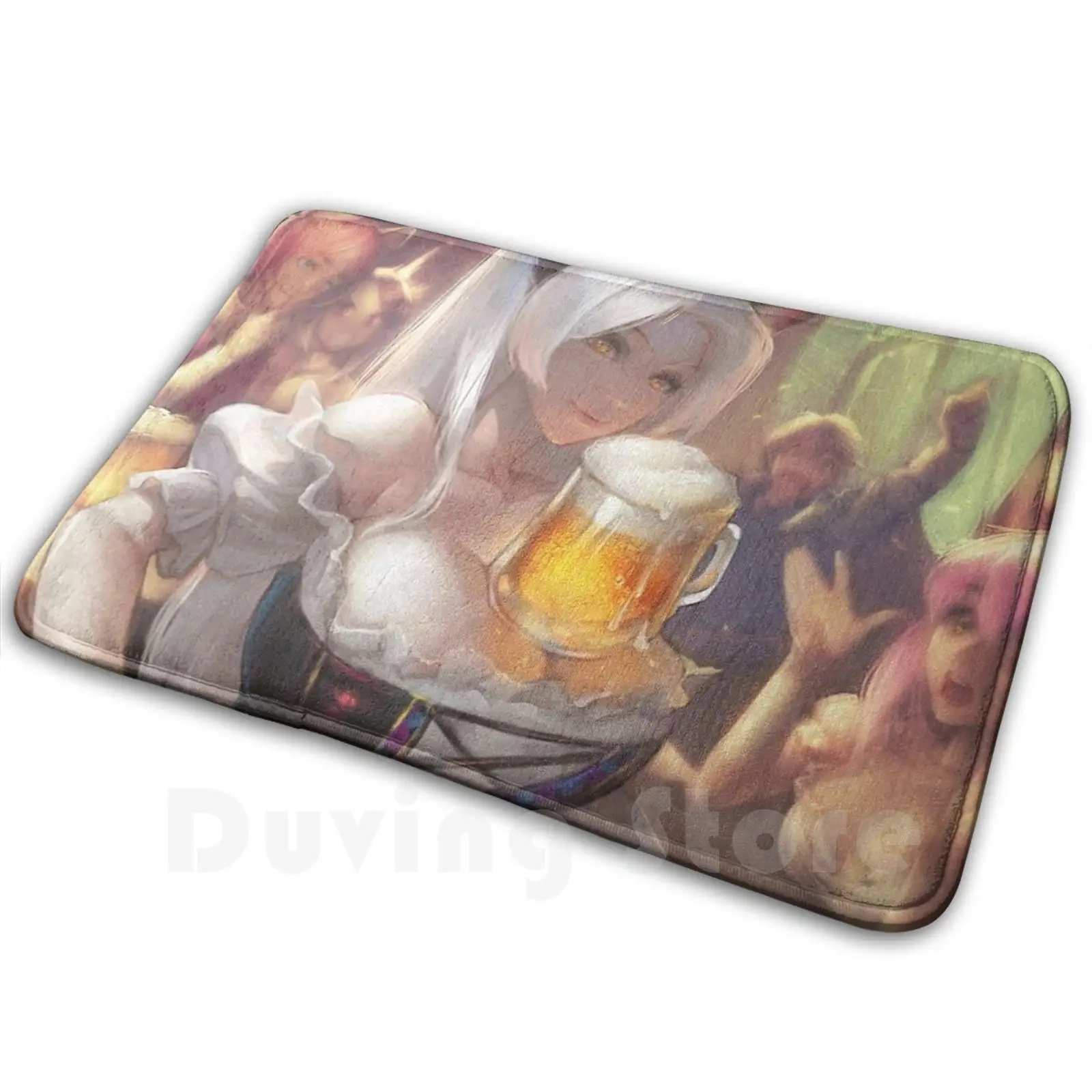 عظيم البيرة السجاد حصيرة البساط وسادة لينة Barmaid القط القطط الرقص تشغيل مشروع مسودة البيرة البروست هتاف ألمانيا مهرجان أكتوبر البيرة #1