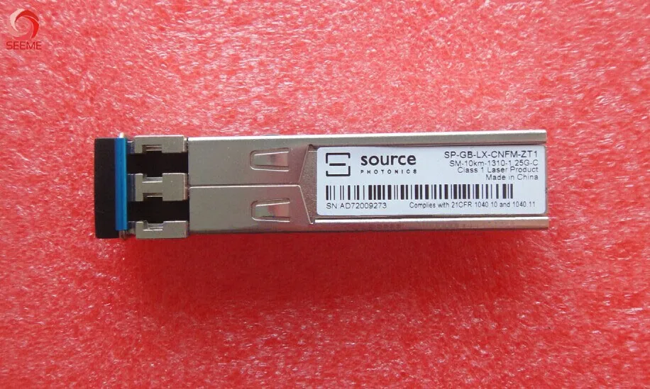 

Источник 1,25G 10 км SFP SP-GB-LX-CNFM-ZT1 однорежимное программирование в производственных условиях оптический модуль