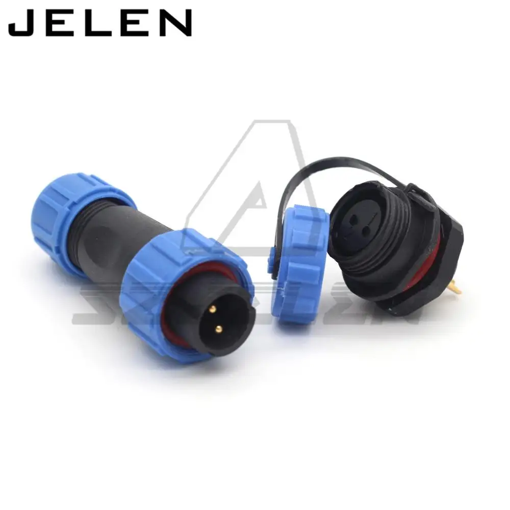SP13 2pin waterproof connector,  Power wire connectors, cable connectors , automotive connectors, Plug and socket, IP68 image 3