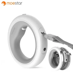 MOESTAR UFO 2.6m Retractable Pet Leash Rechargeable LED Night Light 50kg Static Tension Dog Traction Rope