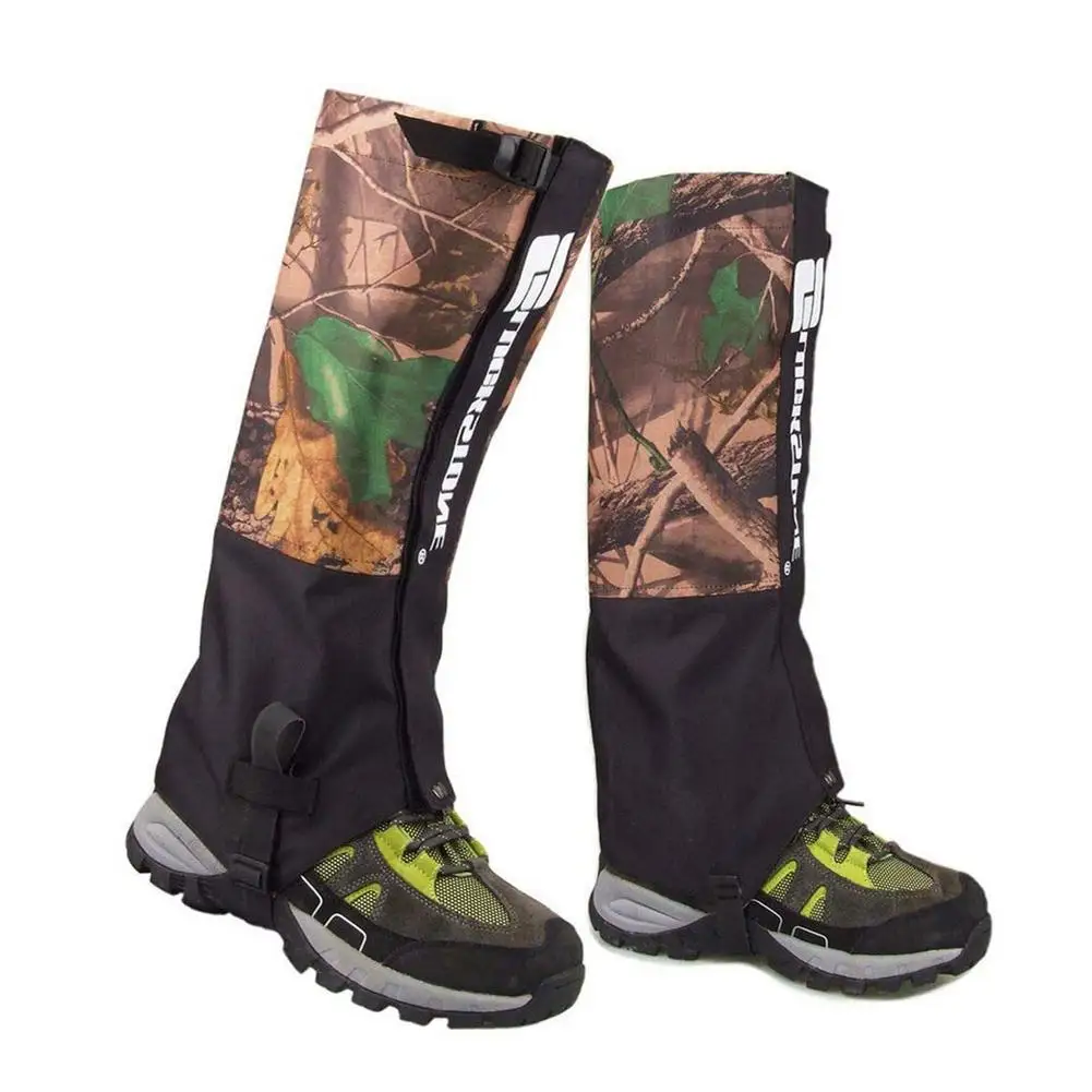 Outdoor Camouflage Waterproof Snow Boot Gaiters Legging Gaiter Climbing Hunting Waterproof Leg Protection Guard Foot Cover