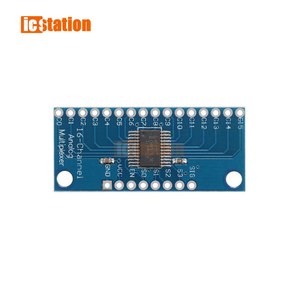 16CH التناظرية الرقمية MUX لوحة القطع CD74HC4067 وحدة دقيقة لاردوينو 16 قناة TTL-level 2 فولت-6 فولت ل I2C SPI 16 أجهزة الاستشعار