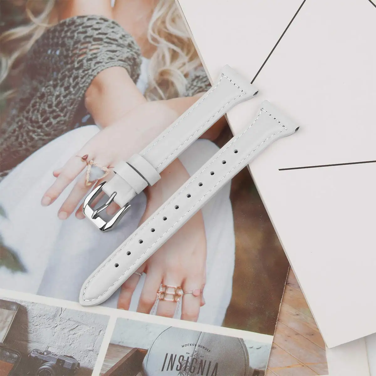 Тонкий кожаный ремешок для часов 20 мм 22 мм, ремешок для Haylou LS02 Ticwatch 2 E, браслет для Ticwatch Pro E2 S2 GTX Pro3/Pro 2020/Pro 4G