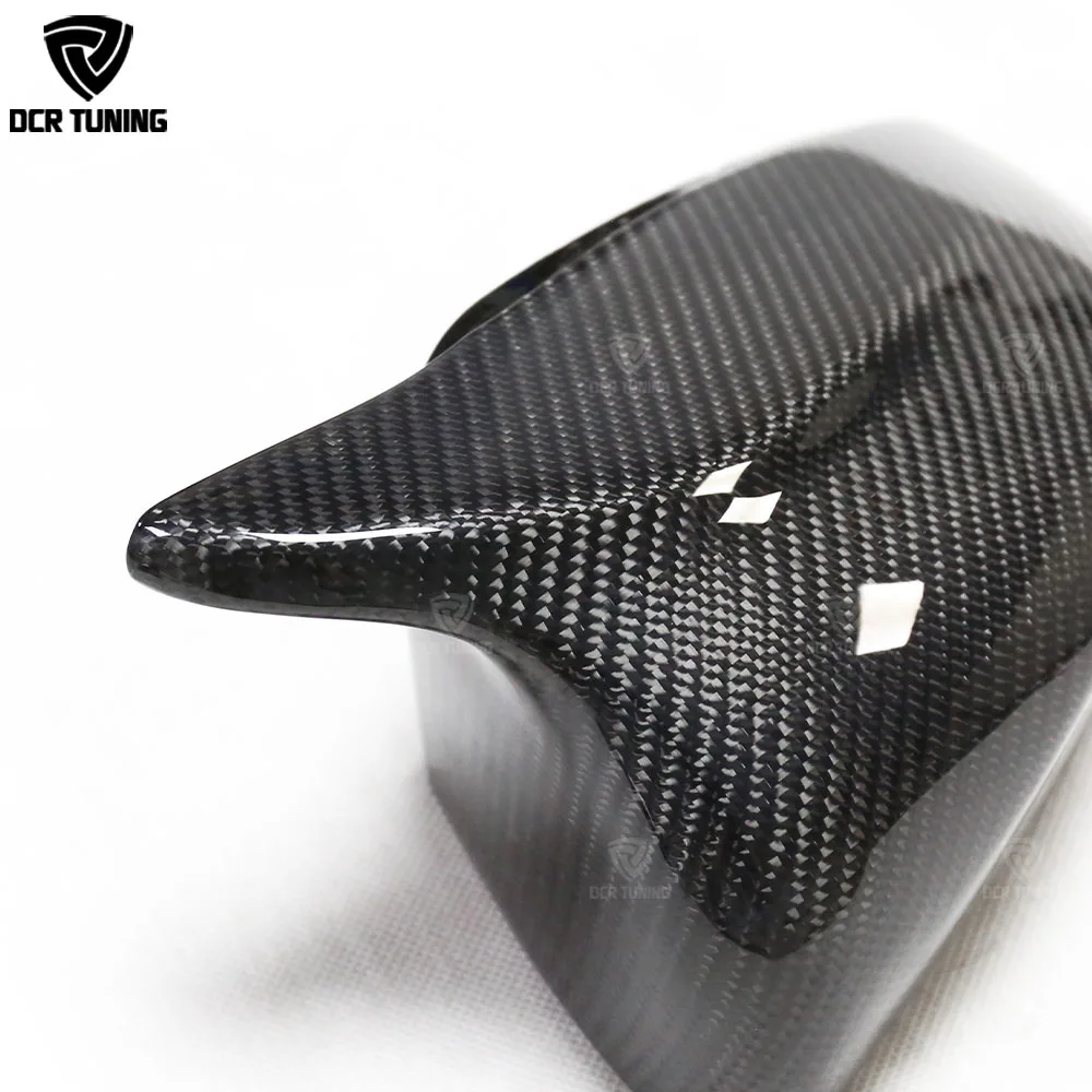 For VW Golf 6 MK6 Jetta MK6 Passat Rearview Side Mirror For Volkswagen Gti R20 Carbon Fiber Mirror Caps Replacement Style M Look