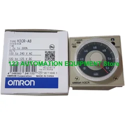 Authentic New OMRON H3CR-A  A8 A8E  Time Relay 12-48VDC 100-240VAC