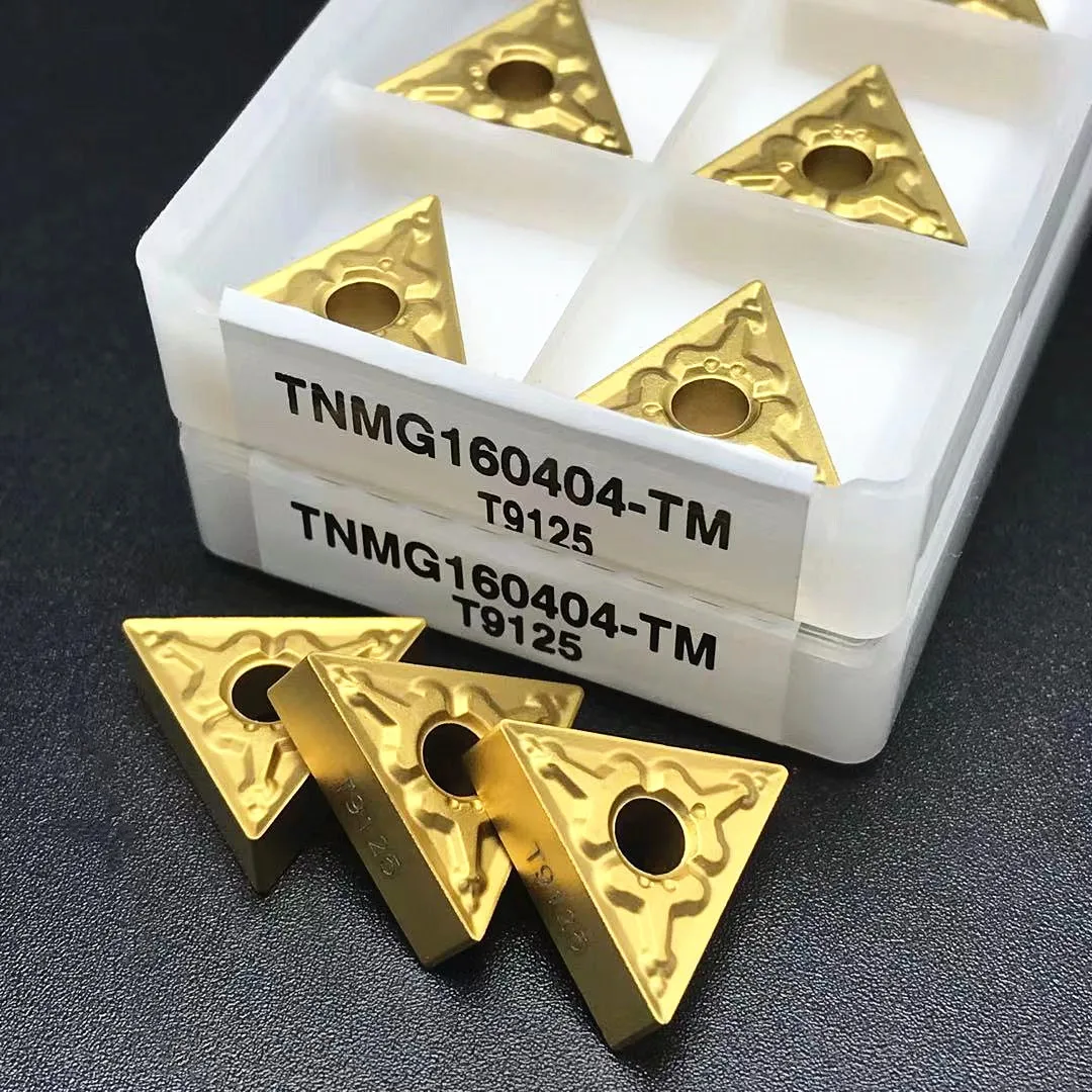 TNMG160404 TNMG160408 TM T9125 TNMG 160404, insertos de torneado externo CNC, puede procesar acero duro y acero inoxidable