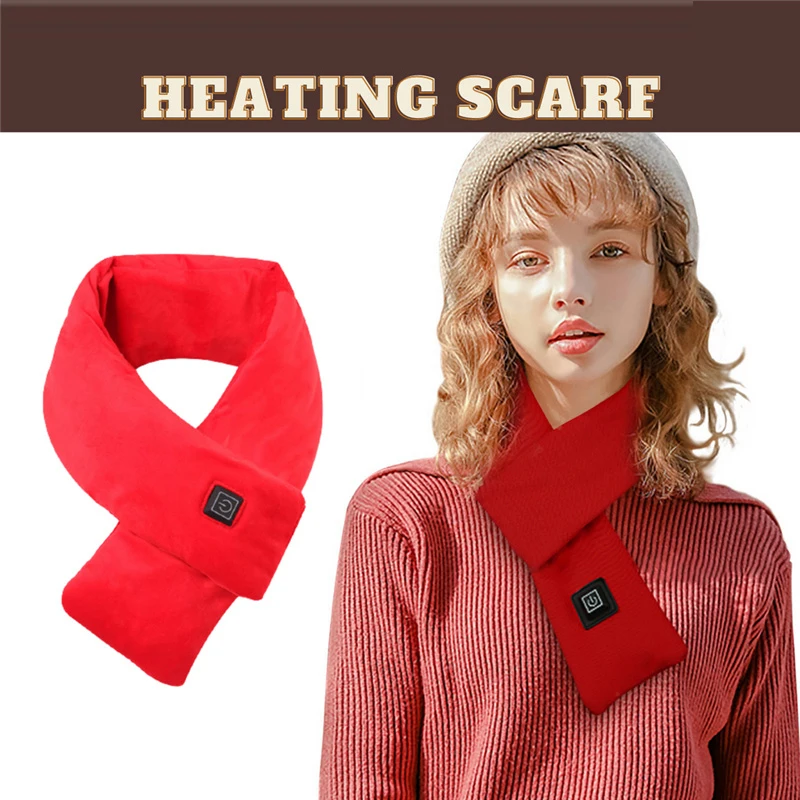 Newly Heating Scarf The Best Gift For Your Parents Neck Warmer with 3 Modes Washable