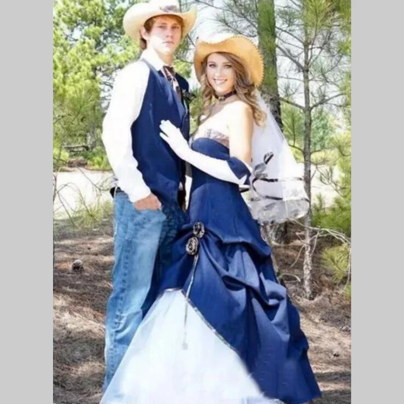 

Cowboy Camo Wedding Dresses 2023 Sweetheart A Line Floor Length Vintage Garden Country Bridal Gowns Vestidos De Noiva WD43