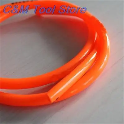 Audew 1M Orange Motorcycle Dirt Bike Fuel Gas Oil Delivery Tube Hose Line Petrol Pipes 8mm O/D 1Pcs