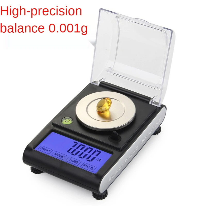 Precision Electronic Scale 0.001g Gold Jewelry Medicine Powder Jewelry Scale Portable Balance Carat Scale Electronic Scale